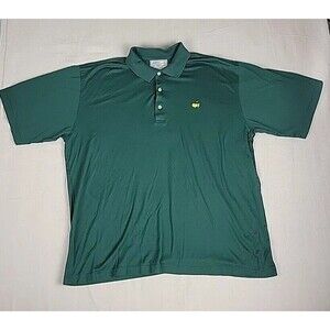 Vintage Augusta National Golf Shop Polo Shirt Mens XL Green Embroidered Logo EUC